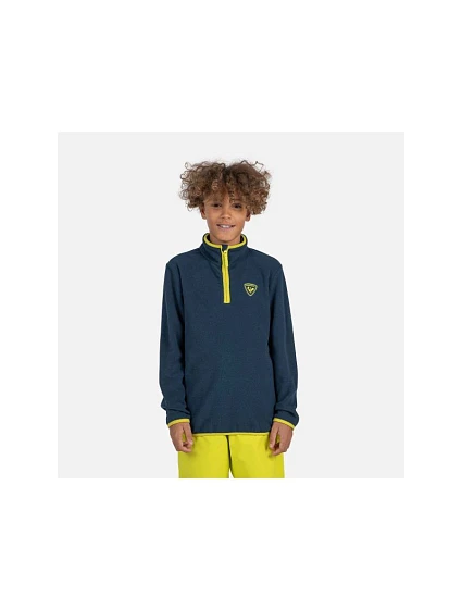 Mikina Rossignol Jr Strawpile Fleece Hz, tmavomodrá