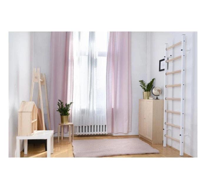 DREVENO-KOVOVÝ GYMNASTICKÝ REBRÍK SO 4 DRŽADLAMI BENCHK 200W