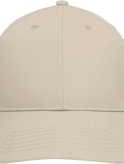 Daiber MB 6249 6-panelová čiapka z bio bavlny 03.6249 sandstone
