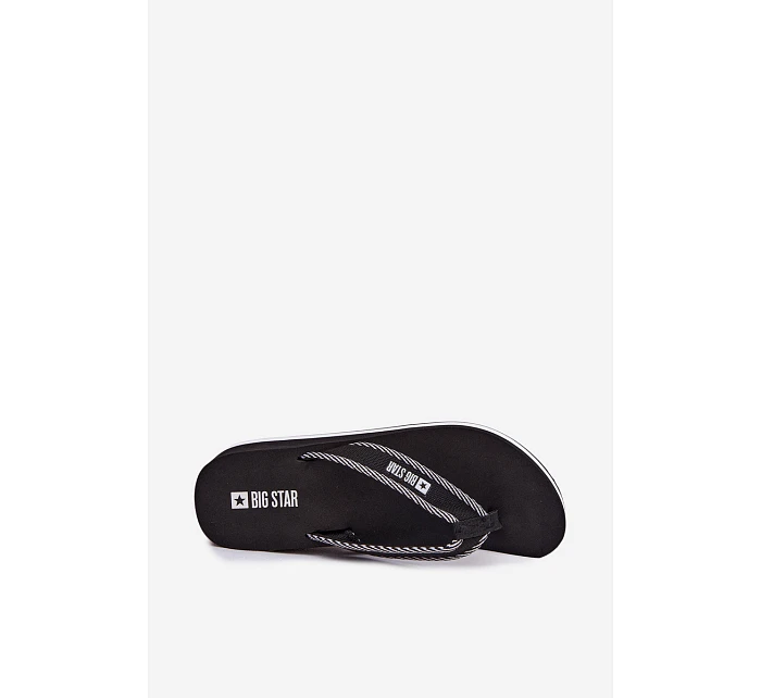 Dámské žabky na platformě Big Star NN274A727 Černé Dámské žabky na platformě Big Star NN274A727 Černé