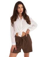 Šortky MO SN 9717.95 hnedé