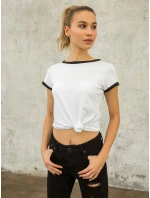 Tričko RV BZ 5234.11P biela a čierna