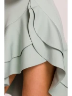 mini šaty mátové model 20970663 - Moe