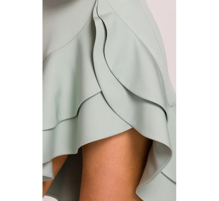 mini šaty mátové model 20970663 - Moe