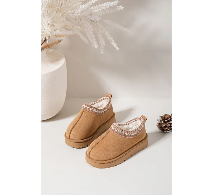 Detské snehové topánky s výšivkou Prina - ťava Detské snehové topánky s výšivkou Prina - ťava