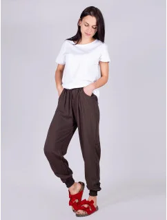 Dámské kalhoty model 19525807 khaki - Yoclub