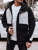 Pánska prechodná bunda TX4916 čierno-sivá – FashionStreet