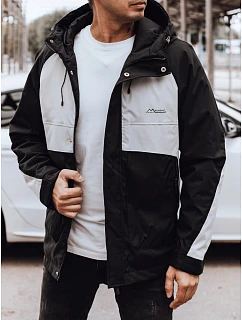 Pánska prechodná bunda TX4916 čierno-sivá – FashionStreet