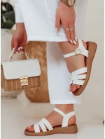 sandály na nízkém podpatku bílé Dstreet model 21985131 - FashionStreet