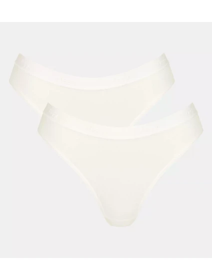 Dámske nohavičky GO Casual High leg 2P - WHITE - SLOGGI WHITE - SLOGGI