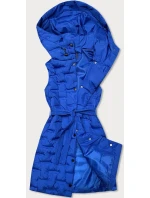 Dámska dlhá vesta v chrpovej farbe s opaskom (JIN217) Dámska dlhá vesta v chrpovej farbe s opaskom (JIN217)