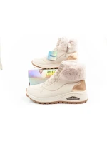 Uno model 21394781 dámská sportovní obuv zateplené boty zimní béžové dámské - Skechers