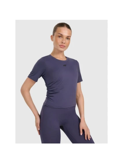 Dámsky rýchloschnúci top na jogu a pilates 4F 4FWAW25TFTSF1524-31S Dámsky rýchloschnúci top na jogu a pilates 4F 4FWAW25TFTSF1524-31S