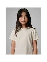 Dievčenské jednofarebné tričko 4F 4FJRSS26TTSHF3554-12S deti