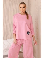 Súprava nových teplákov Punto v púdrovo ružovej farbe Súprava nových teplákov Punto v púdrovo ružovej farbe