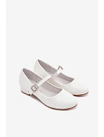 Dětské balerínky s páskem  Bílé model 22069559 - VINCEZA