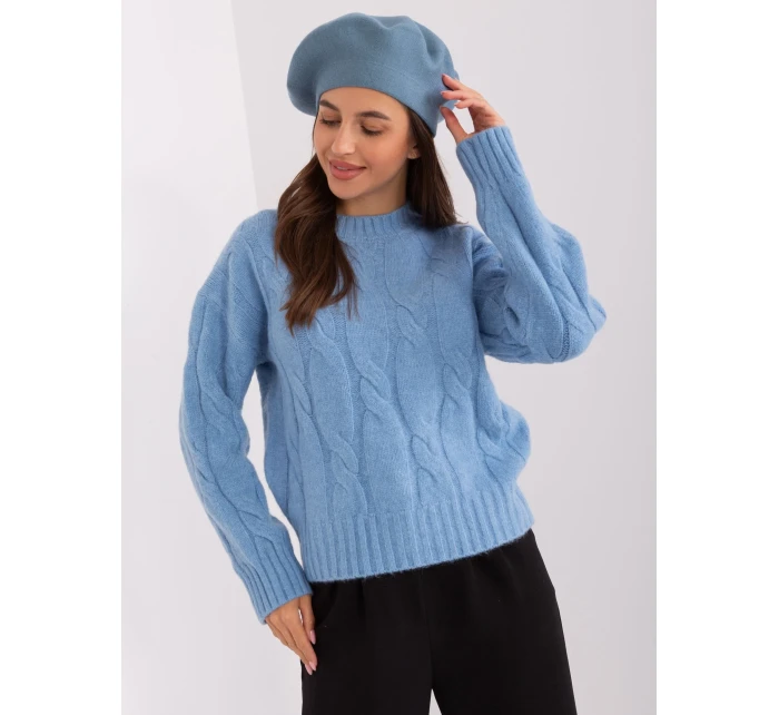 Czapka AT CZ model 18917559 szaro niebieski - FPrice Czapka AT CZ model 18917559 szaro niebieski - FPrice