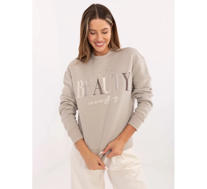 Bluza model 21235907 beżowy - FPrice Bluza model 21235907 beżowy - FPrice