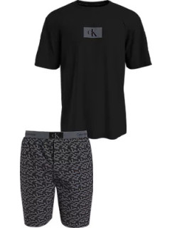 Spodné prádlo Pánske pyžamo S/S SHORT SET 000NM2431EPCO - Calvin Klein