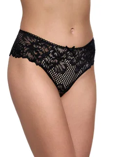 Dámske nohavičky 202 black/beige - GABIDAR