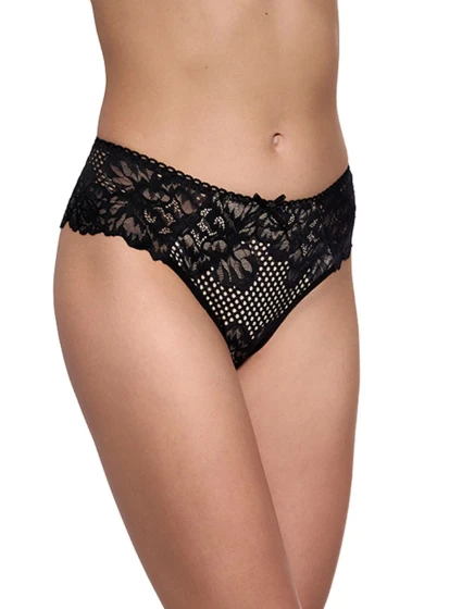 Dámske nohavičky 202 black/beige - GABIDAR