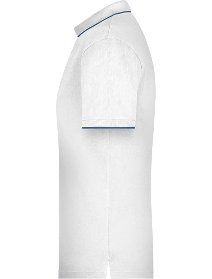 JN Pánské piqué polo s kontrastní légou 02.0 white/navy model 22489089 - Daiber JN Pánské piqué polo s kontrastní légou 02.0 white/navy model 22489089 - Daiber