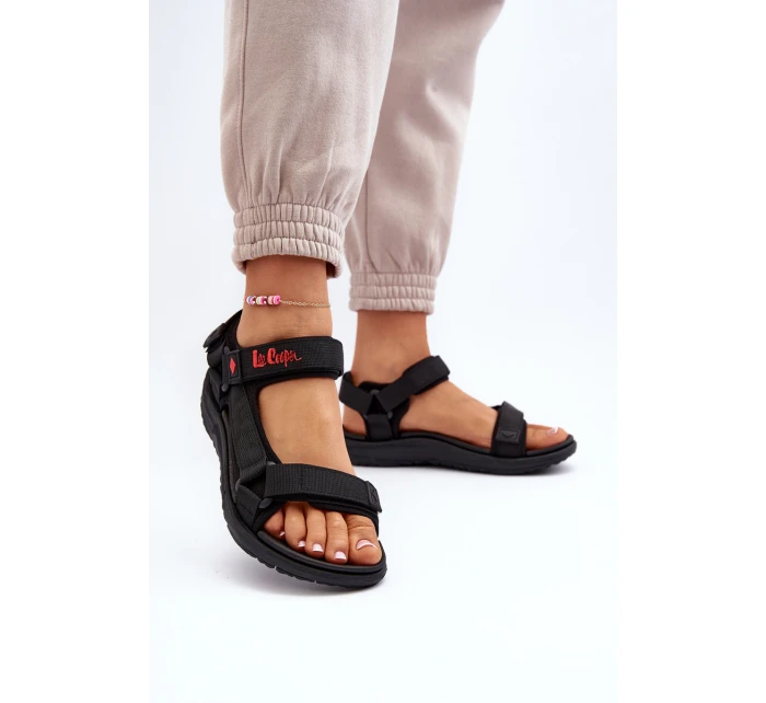 Damskie Sandały Lee Cooper LCW-24-34-2615 Czarne