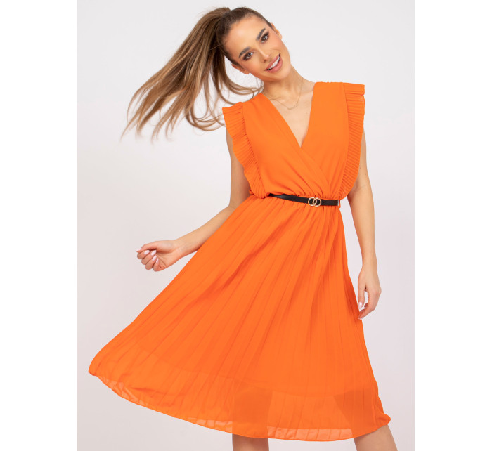 Dámske šaty-DHJ-SK-N13198-1.22-oranžové