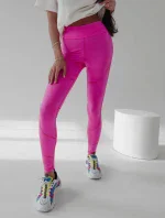 Dámske legíny 277403 neónovo ružové - Ola Voga