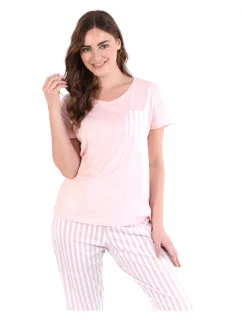 Dámske pyžamo 140/140 sv. ružové - Karol