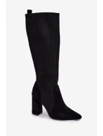 Topánky na podpätku model 221897 Krok vo veľkom štýle Topánky na podpätku model 221897 Krok vo veľkom štýle