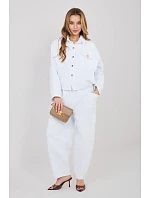 Šnúrové nohavice model 225425 Rue Paris