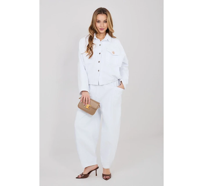 Šnúrové nohavice model 225425 Rue Paris