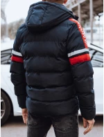 Pánská prošívaná zimní bunda tmavě modrá Dstreet model 21971567 - FashionStreet
