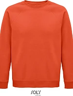 SOL'S Space Unisexová mikina s raglánovými rukávmi z biobavlny 25.3567 burnt orange