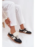 Niskie Sneakersy Damskie Z Wywiniętym Językiem Czarne Ardira Niskie Sneakersy Damskie Z Wywiniętym Językiem Czarne Ardira