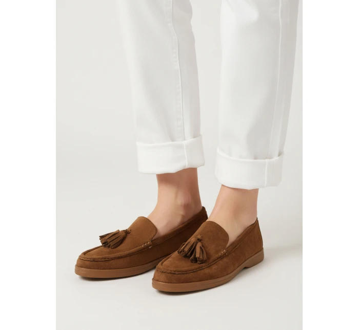 Dámske semišové mokasíny FashionStreet ZY1343 Dámske semišové mokasíny FashionStreet ZY1343