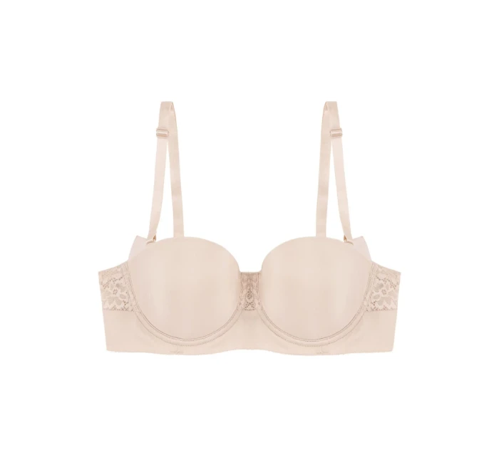 Dámská vyztužená podprsenka Vivid Spotlight model 21745507 krémová - Triumph Dámská vyztužená podprsenka Vivid Spotlight model 21745507 krémová - Triumph