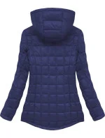 Čierno-tmavomodrá obojstranná prechodná bunda (7699)