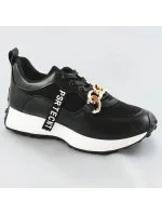 Čierne športové topánky s retiazkou (N-206) Čierne športové topánky s retiazkou (N-206)