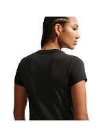 Nike Sportswear Chill Knit dámske čierne tričko FV5508 010
