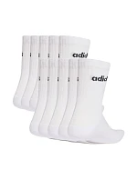 Adidas Cushioned Linear Crew ponožky 10 párů bílé KF9091