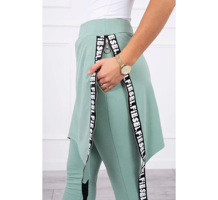 s nápisem tmavě mátový model 18747059 - K-Fashion s nápisem tmavě mátový model 18747059 - K-Fashion