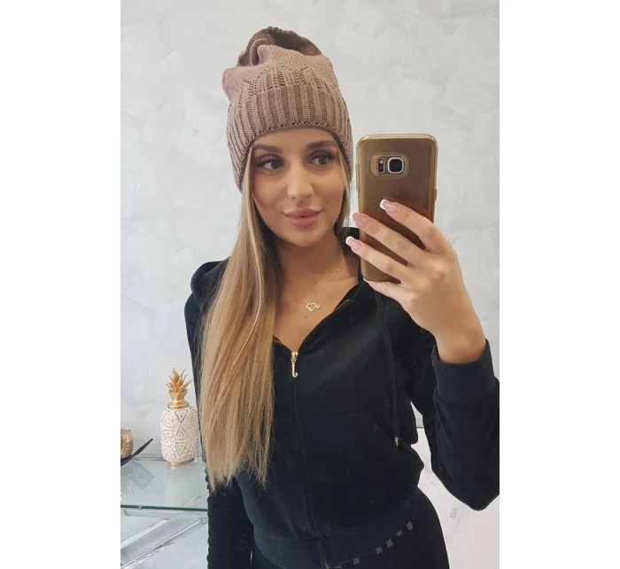 Dámska čiapka Irmina K333 mocca Dámska čiapka Irmina K333 mocca