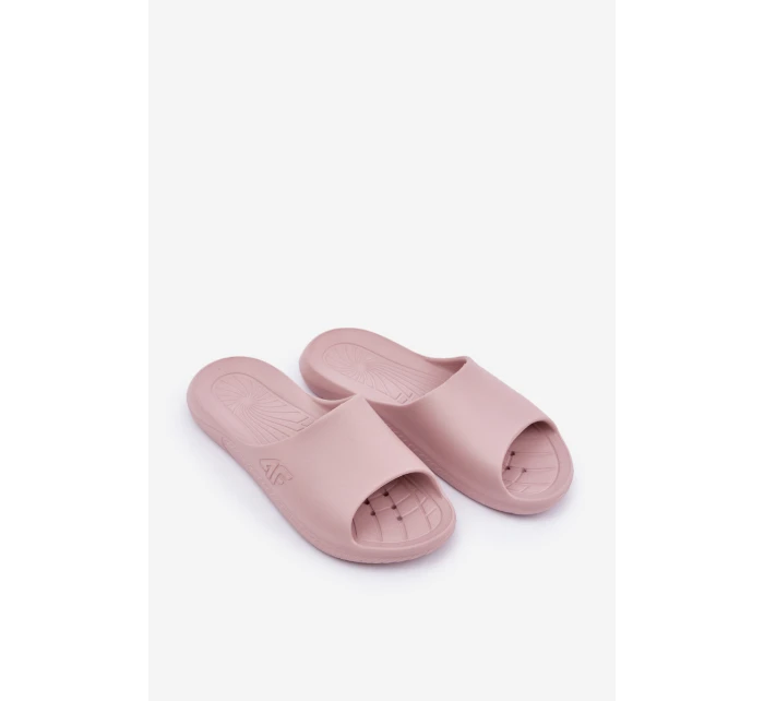 Damskie Klapki 4F 4FMM00FFLIF093A-56S Jasnoróżowe