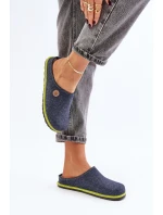 Dámské domácí obuv Pantofle Modré model 21677408 - Inblu
