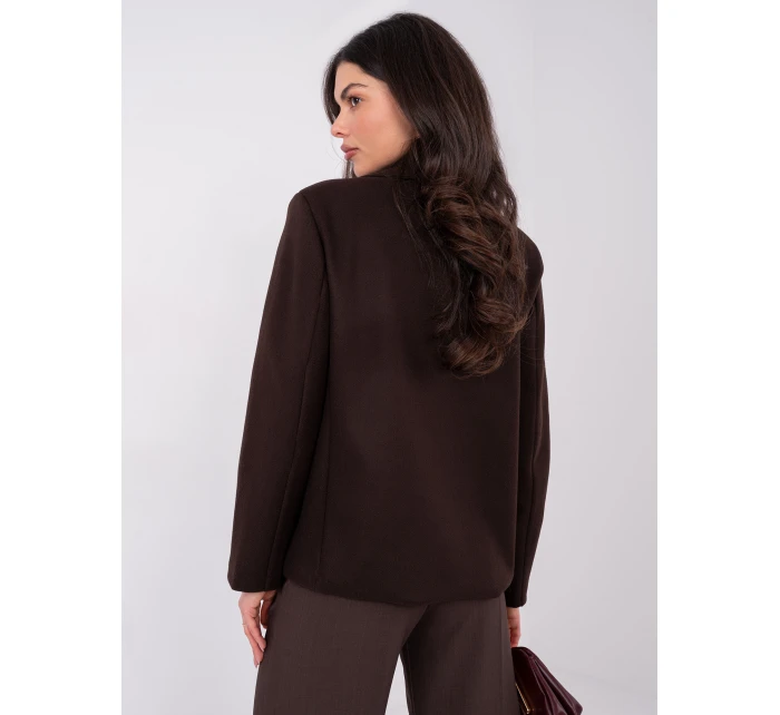 IT KR bunda FL9559.02P tmavohnedá IT KR bunda FL9559.02P tmavohnedá