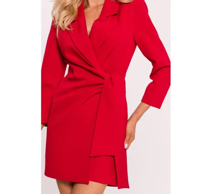 M796 Oblek s golierom - červený M796 Oblek s golierom - červený