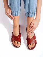 Dámske ponožky SK-080BR hnedé - Sergio