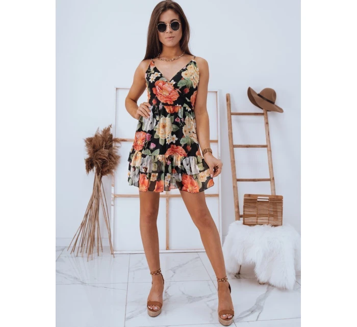 MADI šaty čierne FashionStreet EY1615 MADI šaty čierne FashionStreet EY1615